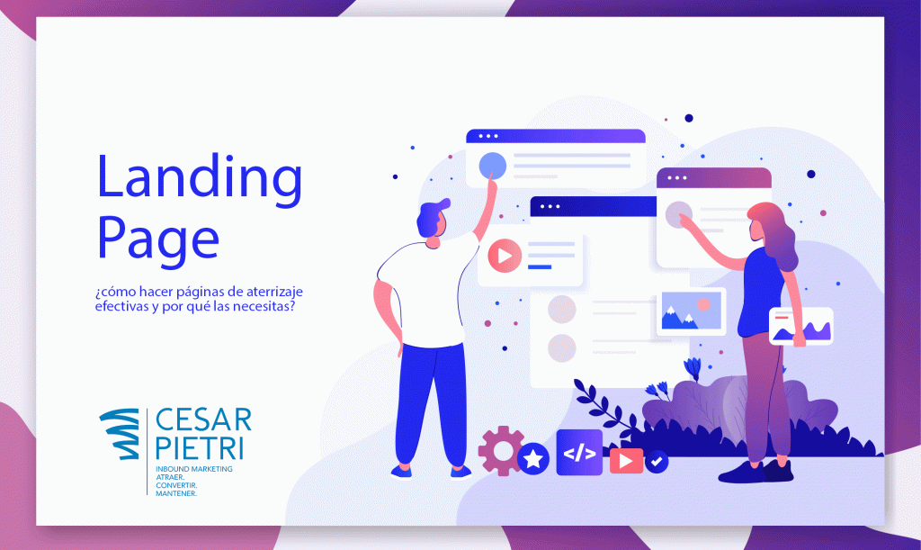 landing page